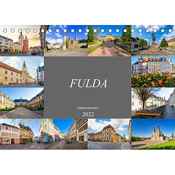 Fulda Impressionen (Tischkalender 2022 DIN A5 quer), Dirk Meutzner