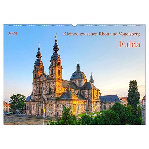 Fulda Kleinod zwischen Rhön und Vogelsberg (Wandkalender 2024 DIN A2 quer), CALVENDO Monatskalender, Prime Selection