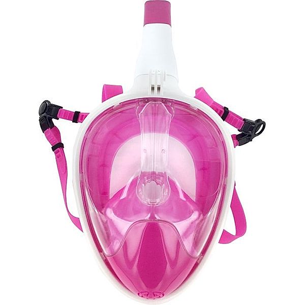 Xtrem Toys & Sports Full Face Schnorchel-Maske, pink-weiß