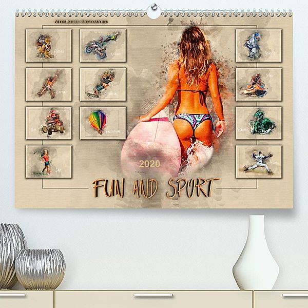 Fun and Sport (Premium-Kalender 2020 DIN A2 quer), Peter Roder