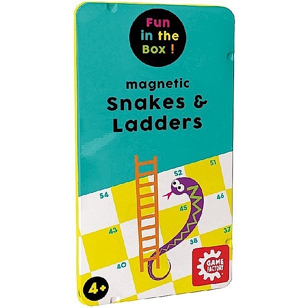 Carletto Deutschland, GAMEFACTORY Fun in the box - Magnetic Snakes & Ladders (Spiel)