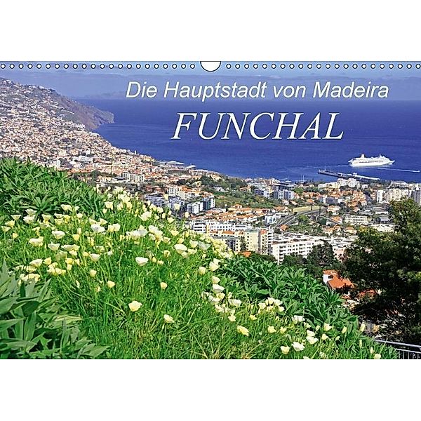 Funchal - Die Hauptstadt von Madeira (Wandkalender 2017 DIN A3 quer), Klaus Lielischkies