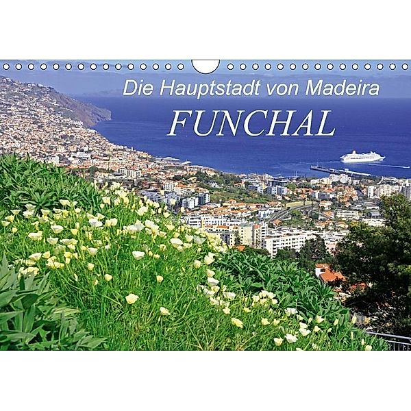 Funchal - Die Hauptstadt von Madeira (Wandkalender 2017 DIN A4 quer), Klaus Lielischkies