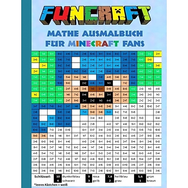 Funcraft - Mathe Ausmalbuch für Minecraft Fans, Theo von Taane