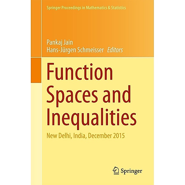 Function Spaces and Inequalities / Springer Proceedings in Mathematics & Statistics Bd.206