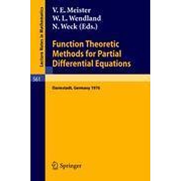 Function Theoretic Methods for Partial Differential Equations