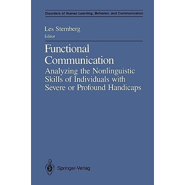 Functional Communication / Disorders of Human Learning, Behavior, and Communication