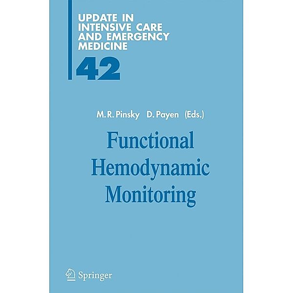 Functional Hemodynamic Monitoring / Update in Intensive Care Medicine