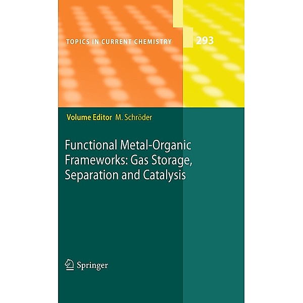 Functional Metal-Organic Frameworks: Gas Storage, Separation and Catalysis / Topics in Current Chemistry Bd.293