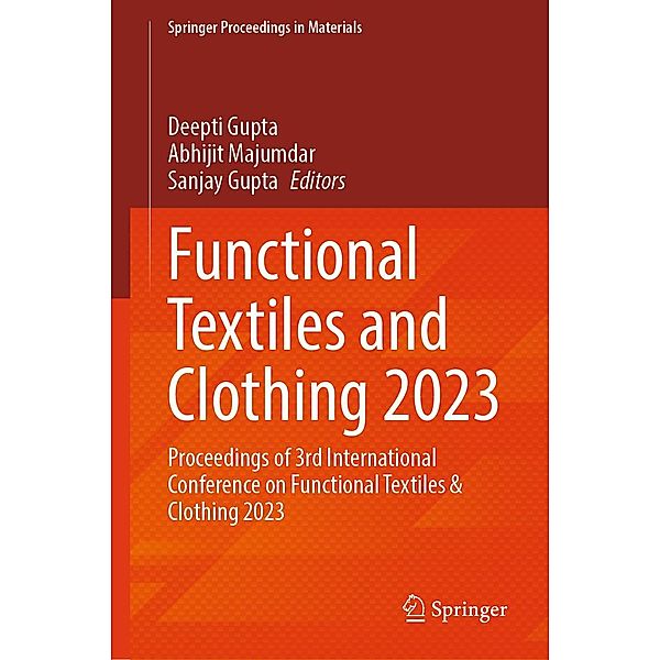 Functional Textiles and Clothing 2023 / Springer Proceedings in Materials Bd.42