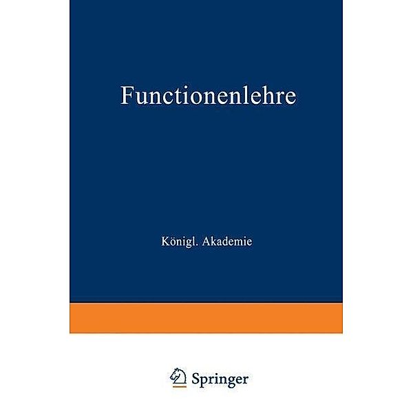 Functionenlehre, K. Weierstrass