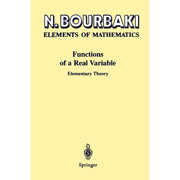 Functions of a Real Variable, N. Bourbaki