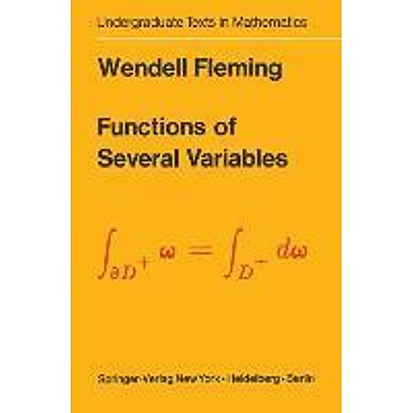 Functions of Several Variables, Wendell Fleming