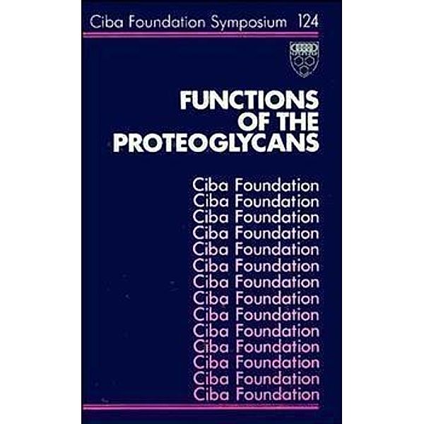 Functions of the Proteoglycans