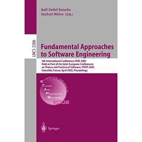 Fundamental Approaches to Software Engineering / Lecture Notes in Computer Science Bd.2306