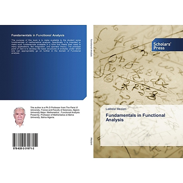 Fundamentals in Functional Analysis, Lakhdar Meziani