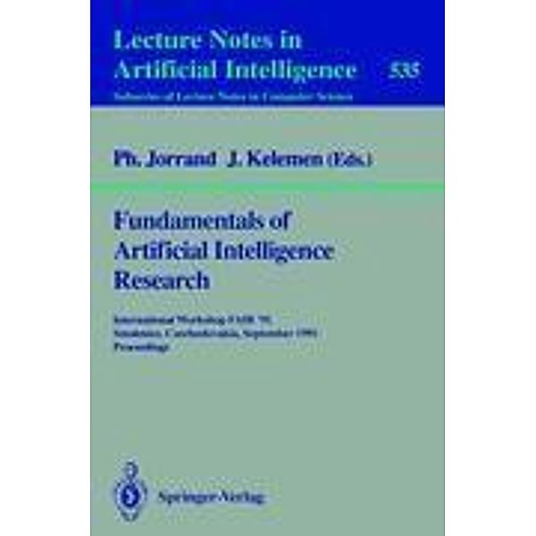 Fundamentals of Artificial Intelligence Research