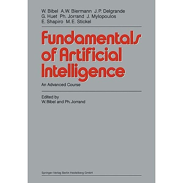Fundamentals of Artificial Intelligence / Springer Study Edition