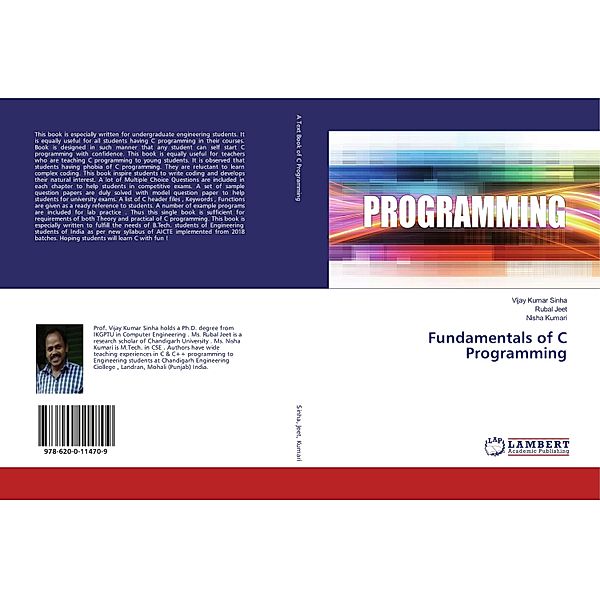 Fundamentals of C Programming, Vijay Kumar Sinha, Rubal Jeet, Nisha Kumari