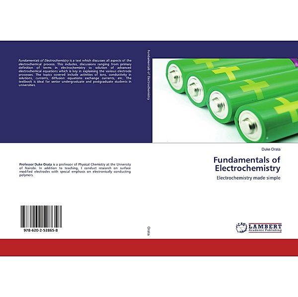 Fundamentals of Electrochemistry, Duke Orata