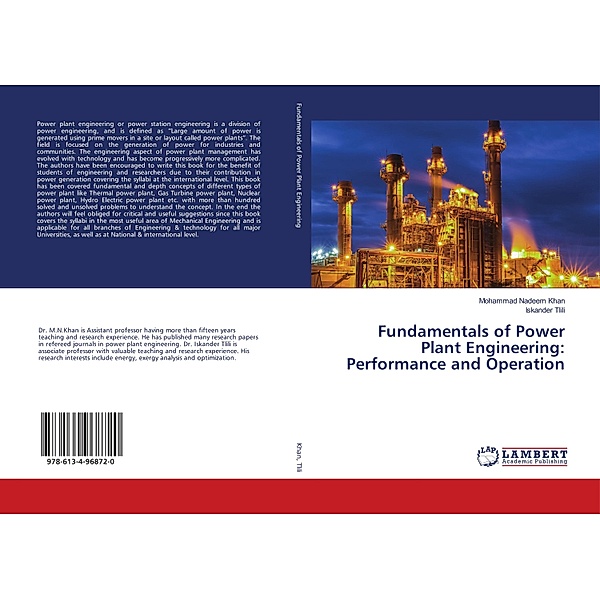 Fundamentals of Power Plant Engineering: Performance and Operation, Mohammad Nadeem Khan, Iskander Tlili