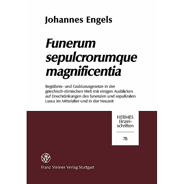 Funerum sepulcrorumque magnificentia, Johannes Engels