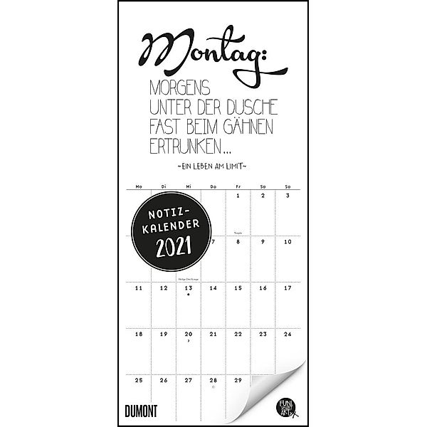 Funi Smart Art Notizkalender 2021, Funi Smart Art