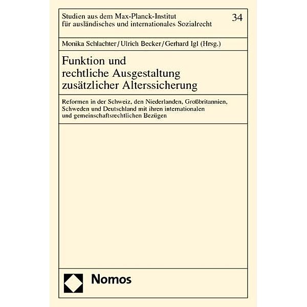 Funktion und rechtliche Ausgestaltung zusätzlicher Alterssicherung