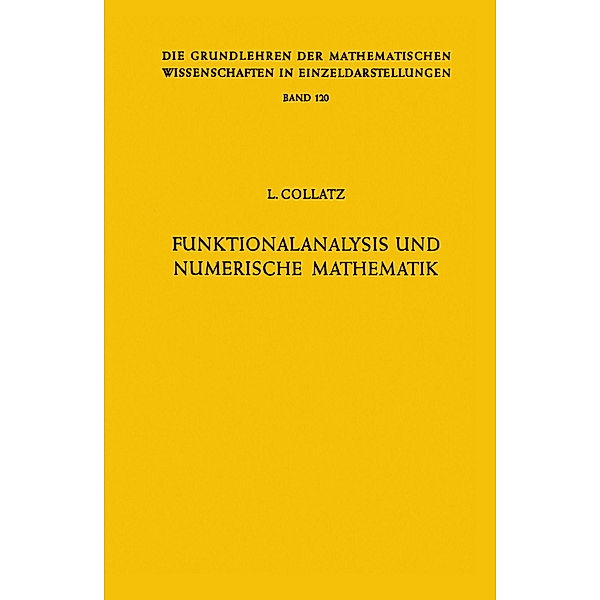 Funktionalanalysis und Numerische Mathematik, Lothar Collatz