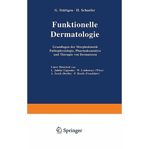 Funktionelle Dermatologie, G. Stüttgen, H. Schaefer
