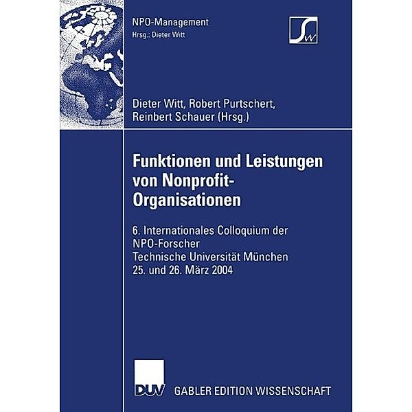 Funktionen und Leistungen von Nonprofit-Organisationen / NPO-Management