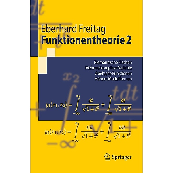 Funktionentheorie 2 / Springer-Lehrbuch, Eberhard Freitag