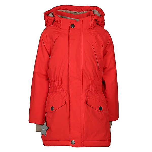 MINI A TURE Funktions-Parka VIBSE mit abnehmbarer Kapuze in aura red