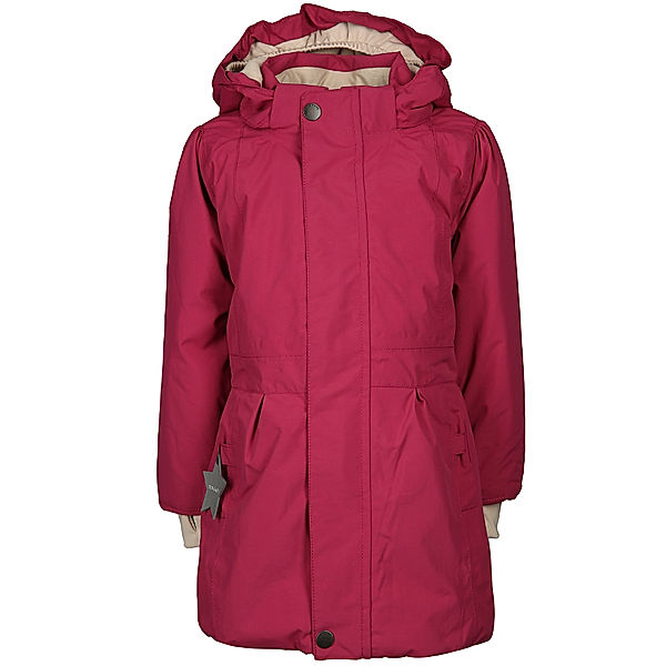 MINI A TURE Funktions-Parka VIOLA mit abnehmbarer Kapuze in cherry