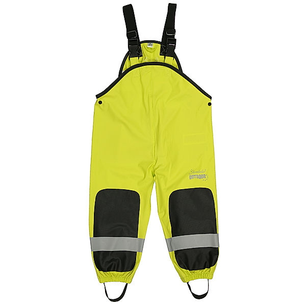 Sterntaler Funktions-Regenhose OUTDOOR KIDS mit Hosenträgern in limette