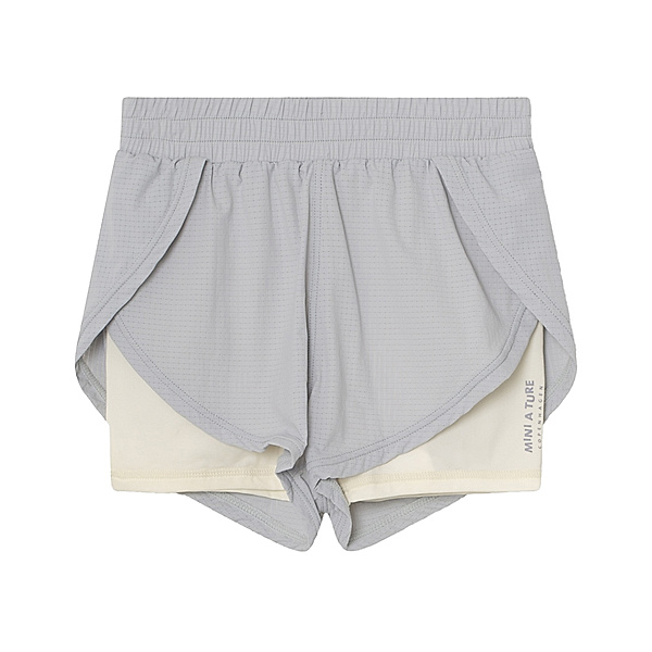 MINI A TURE Funktions-Shorts MATEIDIE in pearl blue