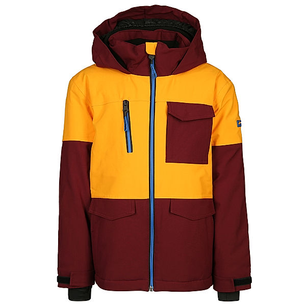 Killtec Funktionsjacke KOW 29 BYS in gelb/bordeaux