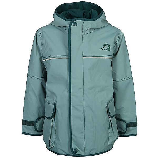 finkid Funktionsjacke TUULIS EKO in smoke blue/deep teal