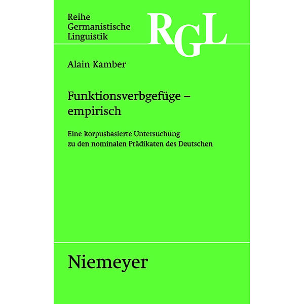 Funktionsverbgefüge - empirisch, Alain Kamber