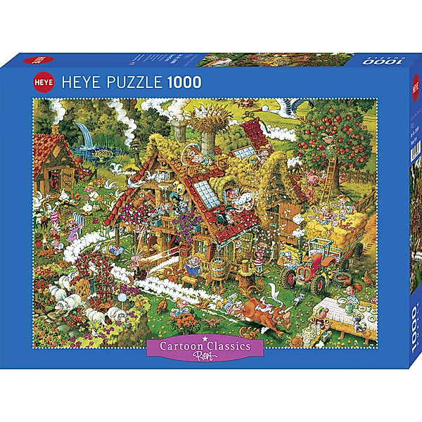 Heye, Heye Puzzle Funny Farm Puzzle, Michael Ryba