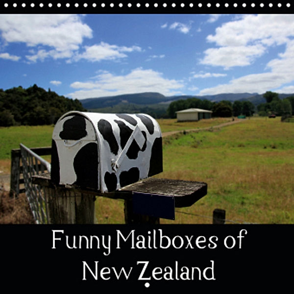 Funny mailboxes from New Zealand (Wall Calendar 2021 300 × 300 mm Square)