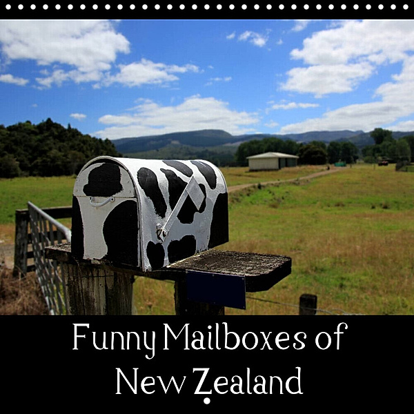 Funny mailboxes from New Zealand (Wall Calendar 2023 300 × 300 mm Square), Federherz