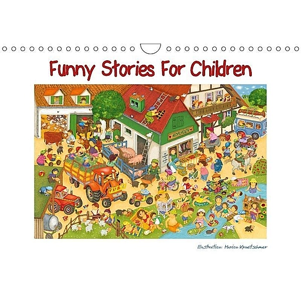 Funny Stories for Children (Wall Calendar 2017 DIN A4 Landscape), Marion Kraetschmer