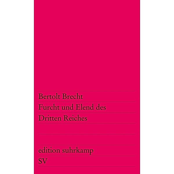 Furcht und Elend des Dritten Reiches, Bertolt Brecht