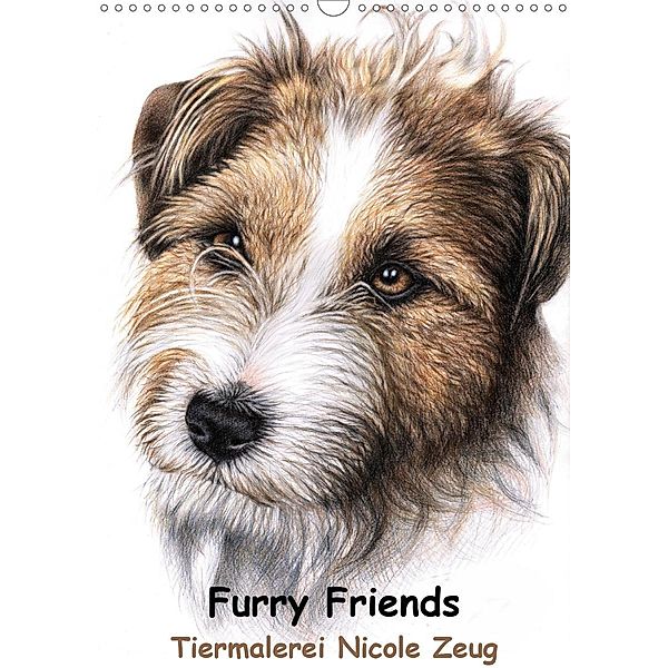 Furry Friends - Tiermalerei Nicole Zeug (Wandkalender 2021 DIN A3 hoch), Nicole Zeug