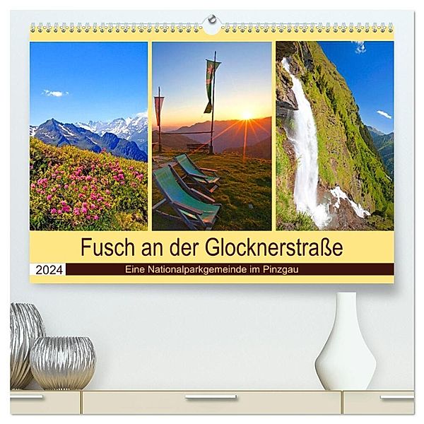 Fusch an der Glocknerstraße (hochwertiger Premium Wandkalender 2024 DIN A2 quer), Kunstdruck in Hochglanz, Christa Kramer