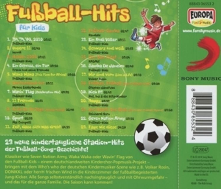 Fußball-Hits Für Kids CD von Diverse Interpreten bei Weltbild.at