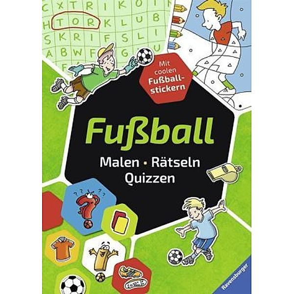 Fußball. Malen - Rätseln - Quizzen, Falko Honnen, Philip Kiefer