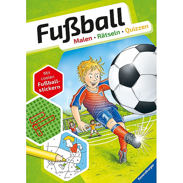 Fussball. Malen - Rätseln - Quizzen, Falko Honnen, Philip Kiefer