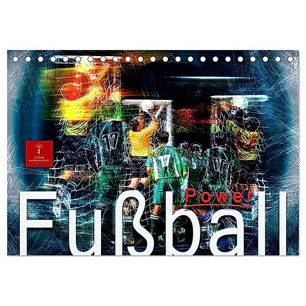 Fußball Power (Tischkalender 2025 DIN A5 quer), CALVENDO Monatskalender, Calvendo, Peter Roder